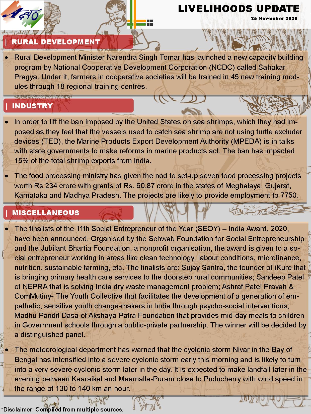 livelihoods-update-25-november-2020-akshara-livelihoods