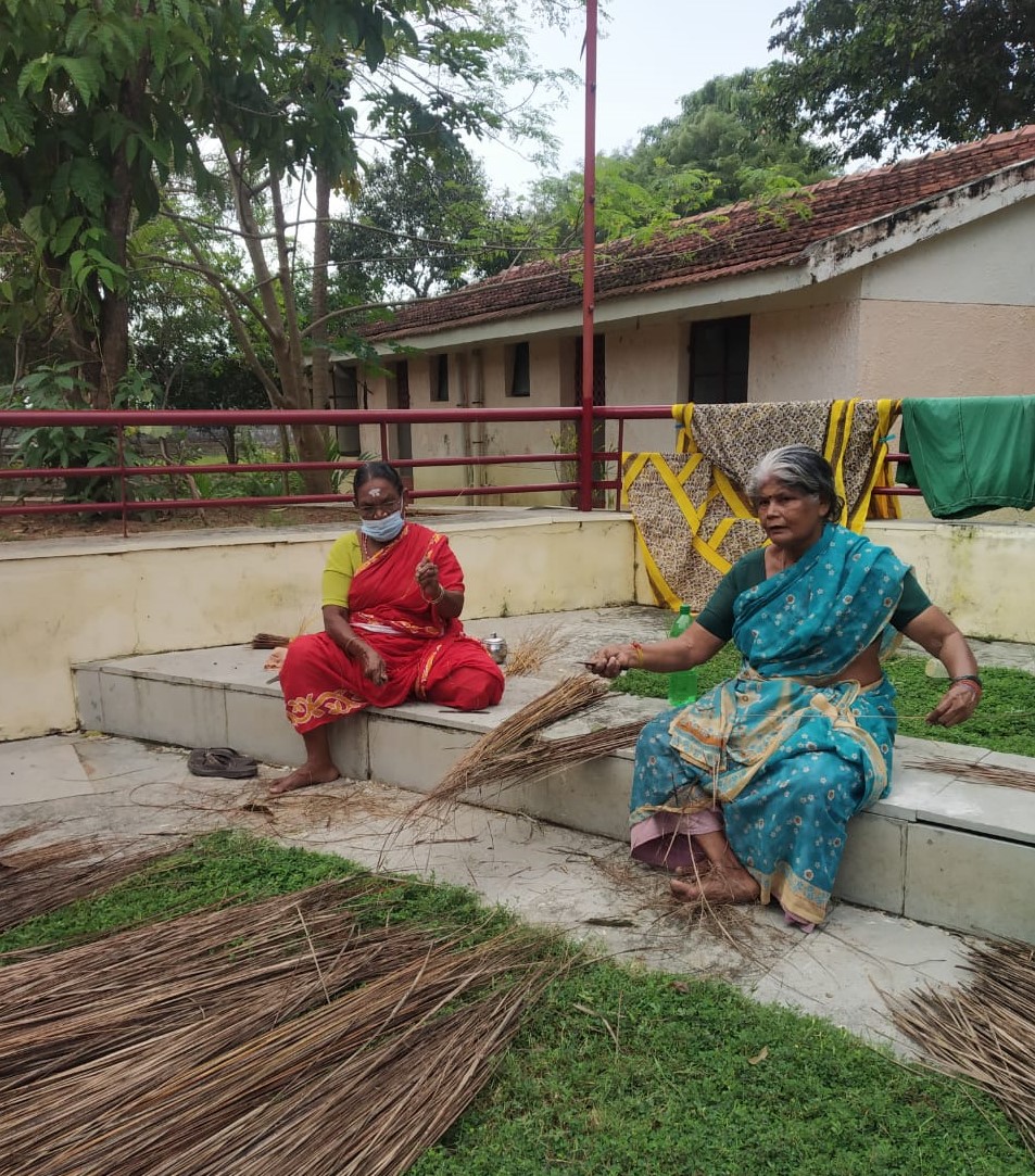 Coconut Broom Making Akshara Livelihoods