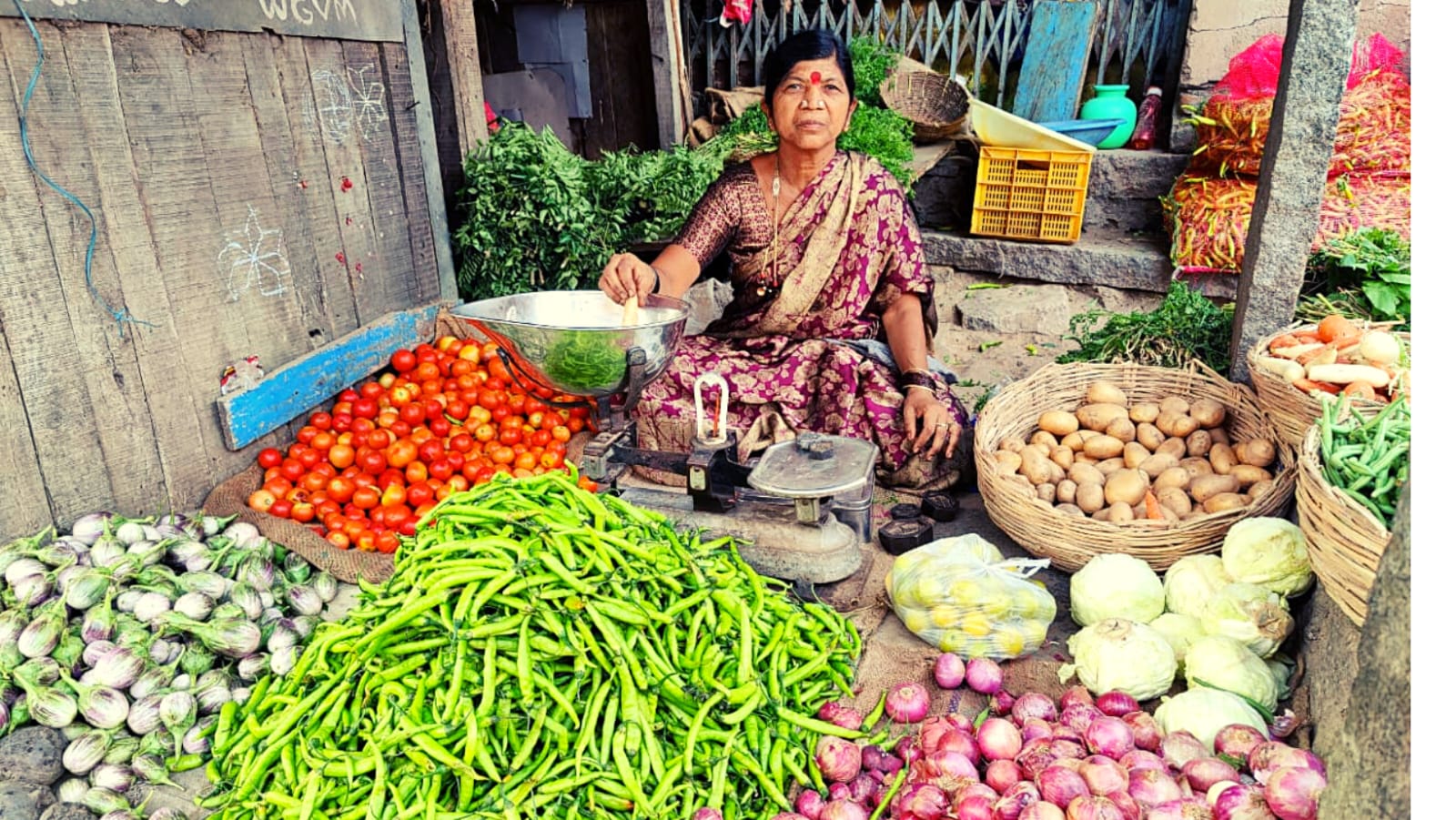 Vegetable Vendor Akshara Livelihoods